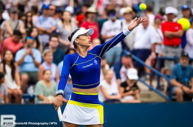 Ajla Tomljanovic's US Open 2023 outfit by Original Penguin