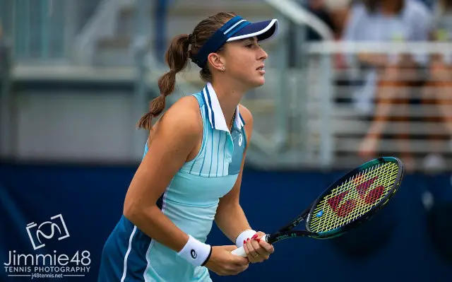 Belinda Bencic's Asics dress at the 2023 US Open