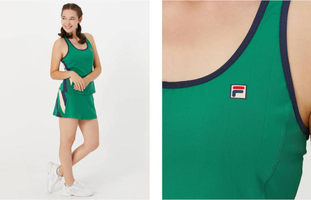 Fila green Heritage outfit