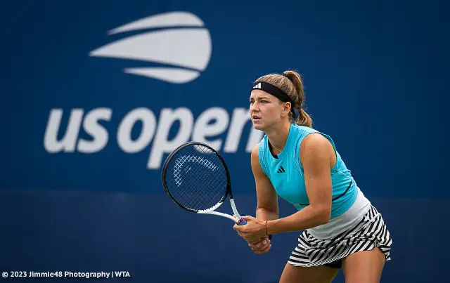 Karolina Muchova's Adidas outfit at the 2023 US Open