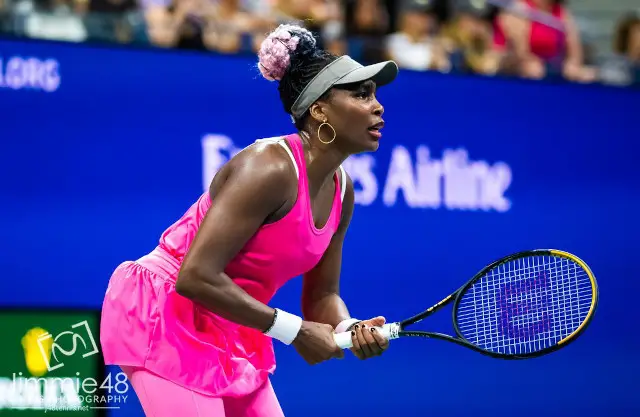 Venus Williams' pink EleVen outfit at the 2023 US Open