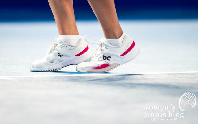Iga Swiatek's On tennis shoes in Tokyo