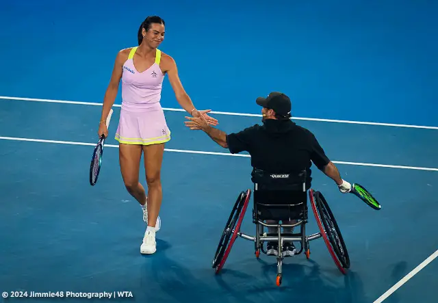 Ajla Tomljanovic at the Australian Open