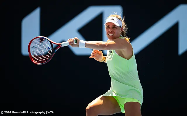Angelique Kerber at the 2024 Australian Open