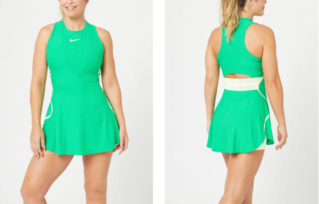 Green dress from Nike Melbourne collection 2024