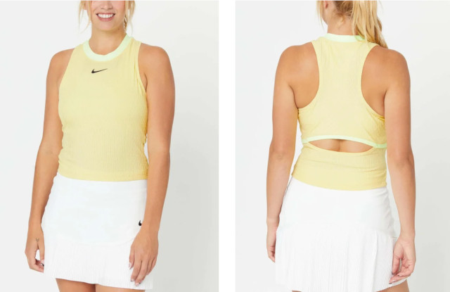 Yellow tank from Nike Melbourne collection 2024