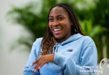 Coco Gauff at the 2024 Qatar TotalEnergies Open