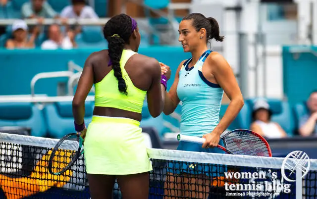 Coco Gauff vs. Caroline Garcia at the 2024 Miami Open