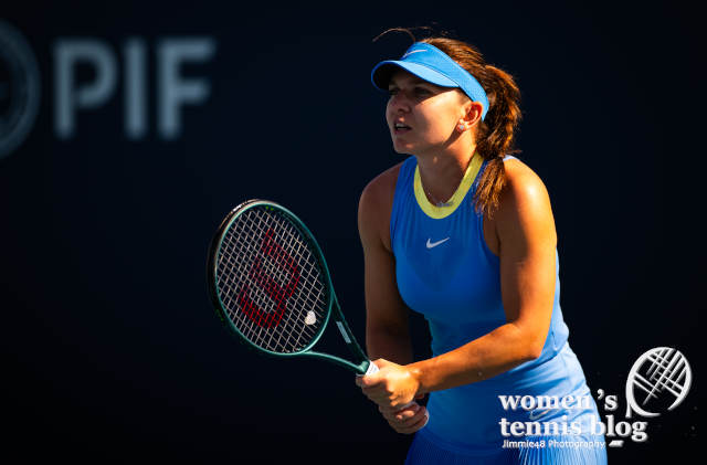 Simona Halep at the 2024 Miami Open