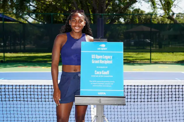 Coco Gauff unveils revamped Pompey Park tennis courts in hometown of Delray Beach