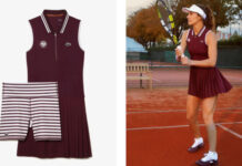 Lacoste tennis dress Roland Garros 2024