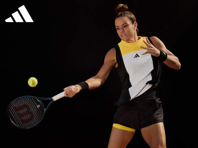 Maria Sakkari in new Adidas Paris 2024 tennis collection