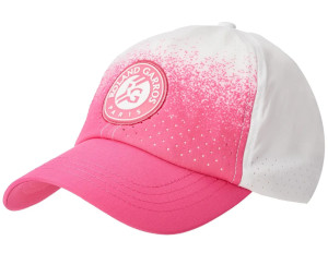 Roland Garros Hat Pink and White