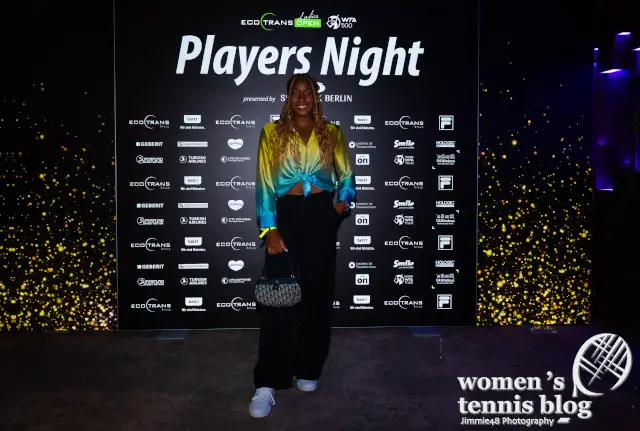Coco Gauff at Berlin players' party