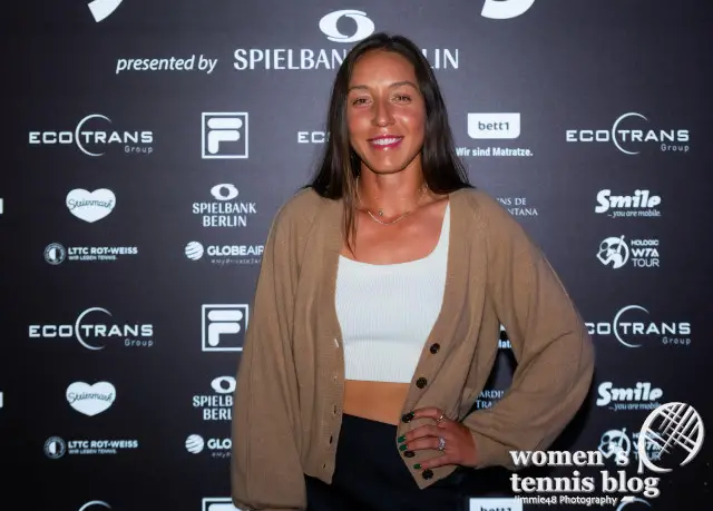Jessica Pegula at the Berlin players' party