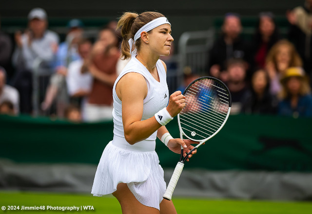 Karolina Muchova at Wimbledon 2024