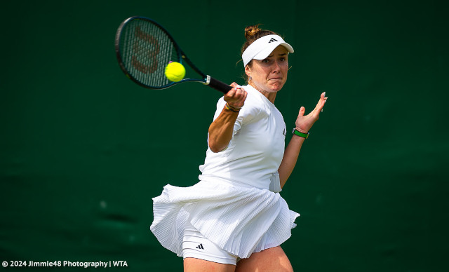 Elina Svitolina at Wimbledon 2024