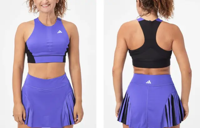 Adidas Women's Fall Slam Pro Crop Tank and Skirt