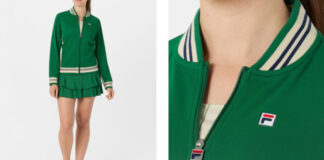 Green Fila jacket