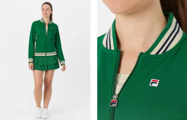 Green Fila jacket