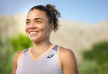 Jasmine Paolini, Asics promo photo