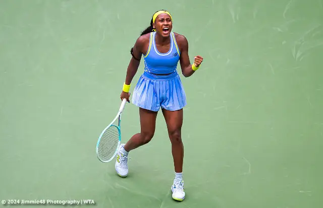 Coco Gauff's New Balance outfit at the 2024 US Open