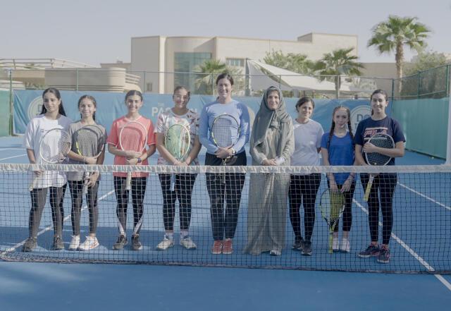 WTA Finals Tournament Director, Garbiñe Muguruza and WTA Community Ambassador, Judy Murray inspired young tennis fanatics across the capital as part of build-up to season finale