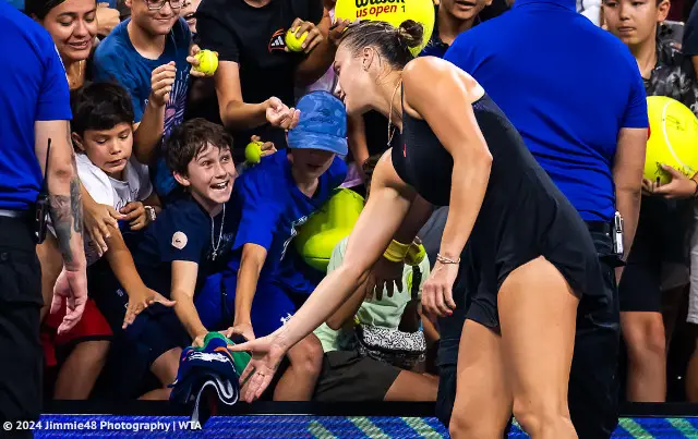 Aryna Sabalenka at the 2024 US Open