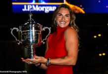 Aryna Sabalenka, US Open trophy photoshoot