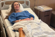 Elina Svitolina in hospital bed