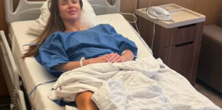 Elina Svitolina in hospital bed