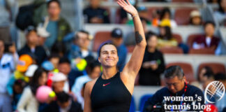 Aryna Sabalenka at the 2024 China Open