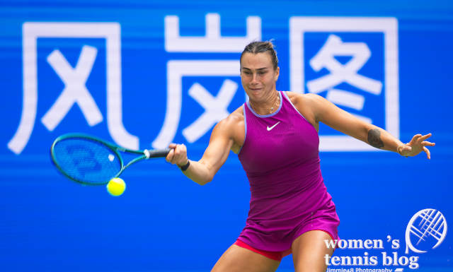 Aryna Sabalenka at the 2024 Wuhan Open