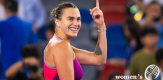 Aryna Sabalenka at the 2024 Wuhan Open