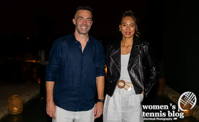 Zheng Qinwen at the 2024 WTA Finals dinner