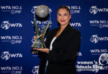 Aryna Sabalenka, player of the year