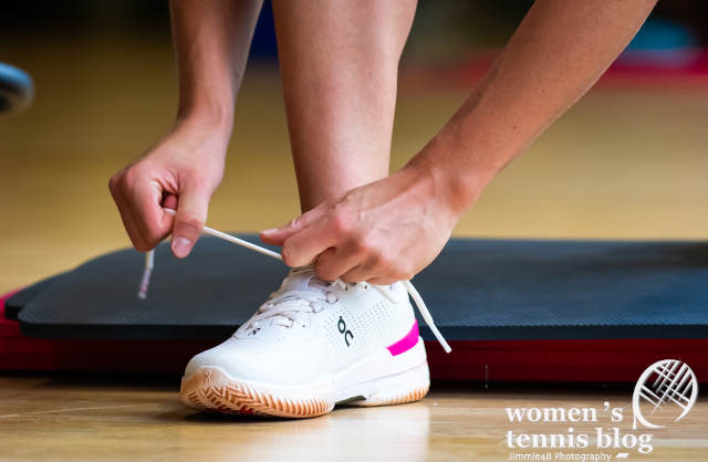 Iga Swiatek's On tennis shoes