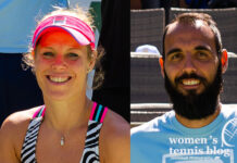 Laura Siegemund and her partner Antonio Zucca