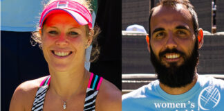 Laura Siegemund and her partner Antonio Zucca