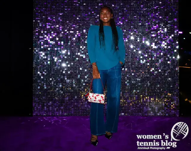 Coco Gauff at the Dubai Players' Party
