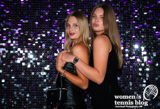 Dayana Yastremska at the Dubai Players' Party