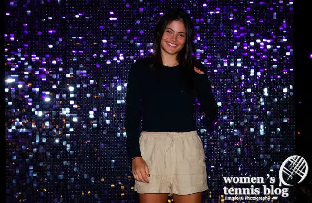 Emma Raducanu at the Dubai Players' Party