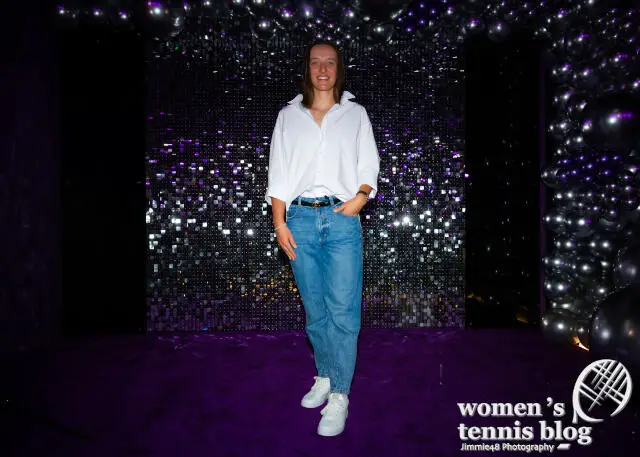 Iga Swiatek at the Dubai Players' Party