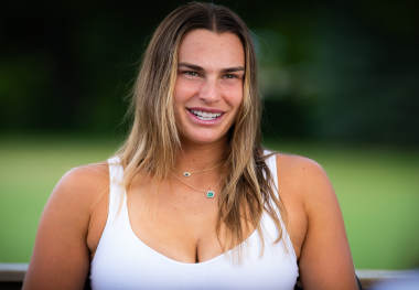 Sabalenka turns up the heat in Nike sports bra shoot—see the pics