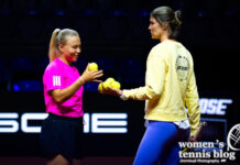 Diana Shnaider practices with new coach Dinara Safina in Stuttgart