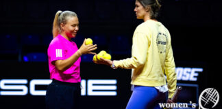 Diana Shnaider practices with new coach Dinara Safina in Stuttgart