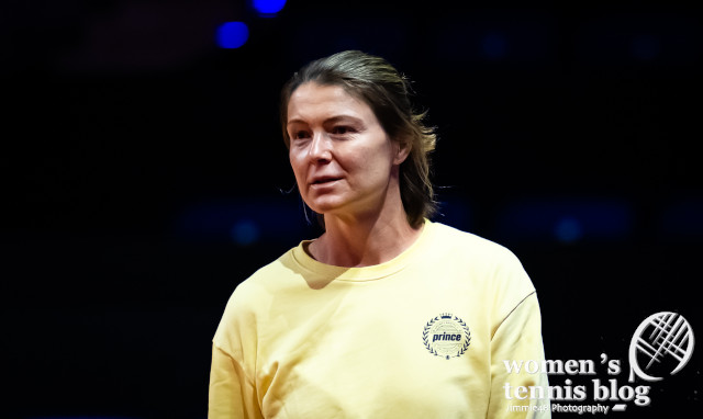 Dinara Safina at the 2025 Porsche Tennis Grand Prix