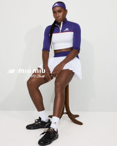 Coco Gauff's New Balance x Miu Miu look for Cincinnati