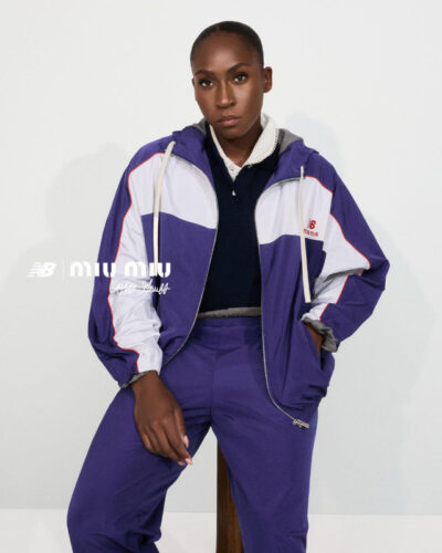Coco Gauff's New Balance x Miu Miu tracksuit