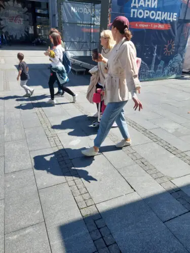 Jelena Jankovic spotted in Belgrade